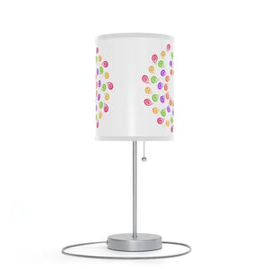 Home Decor - Lamp on a Stand Colorful Abstract Pattern Modern Design - Dipaliz