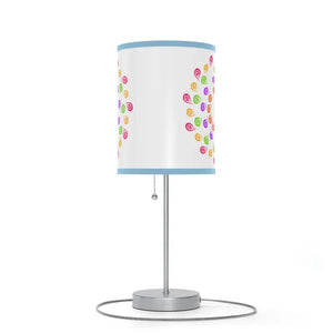 Home Decor - Lamp on a Stand Colorful Abstract Pattern Modern Design - Dipaliz
