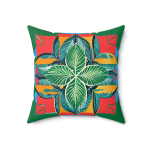 Colorful Mandal Pattern Polyester Throw Pillow - Dipaliz - 18’’ × - Pillows