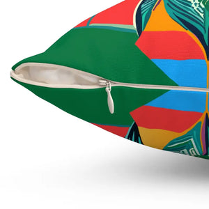 Colorful Mandal Pattern Polyester Throw Pillow - Dipaliz - Pillows