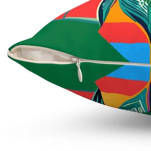 Colorful Mandal Pattern Polyester Throw Pillow - Dipaliz - Pillows