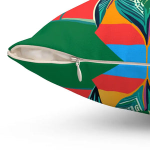 Colorful Mandal Pattern Polyester Throw Pillow - Dipaliz - Pillows