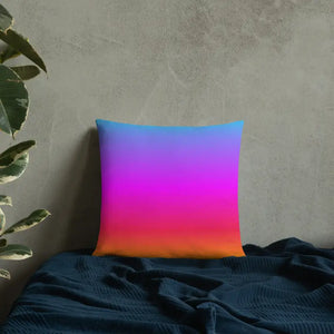 Colorful Petals Throw Pillow - Vibrant Home Decor - Dipaliz - Pillows