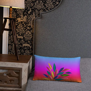 Colorful Petals Throw Pillow - Vibrant Home Decor - Dipaliz - Pillows