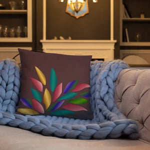 Colorful Petals Throw Pillow Insert Included - Dipaliz - Pillows