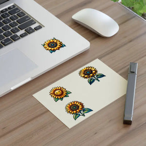 Large Sunflowers Sticker Sheets - Bold Vibrant Decals - Dipaliz - Decorative Stickers