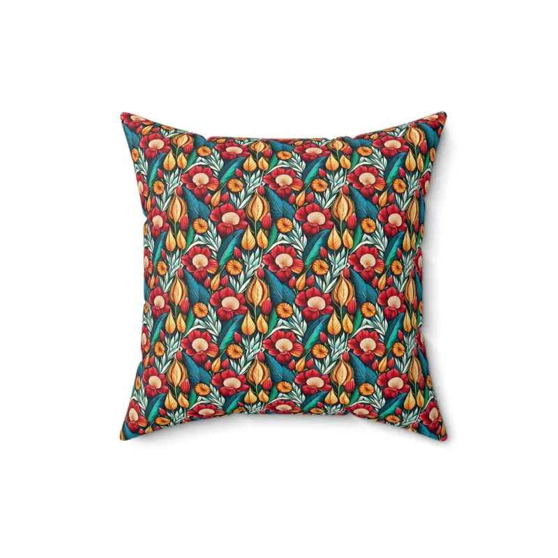 Transform your Space with Flowers Pattern Polyester Pillows - Home Decor