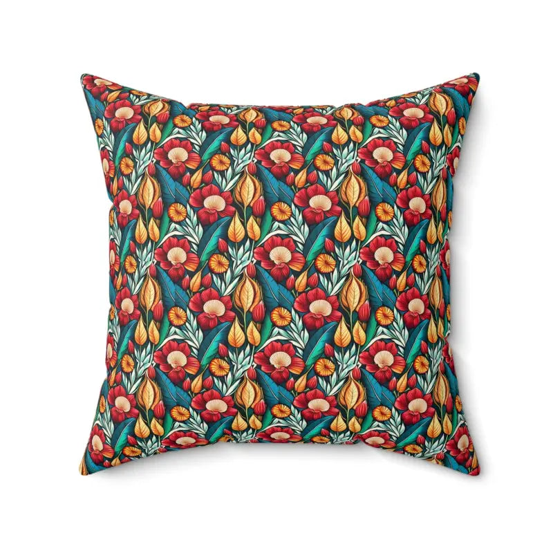 Transform your Space with Flowers Pattern Polyester Pillows - Home Decor