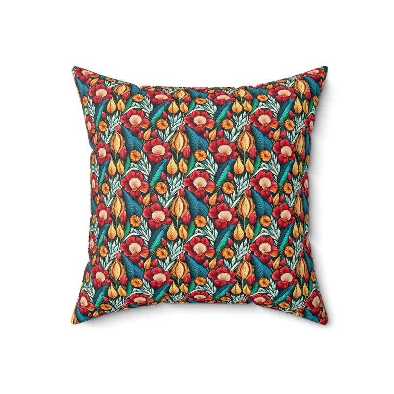 Transform your Space with Flowers Pattern Polyester Pillows - Home Decor