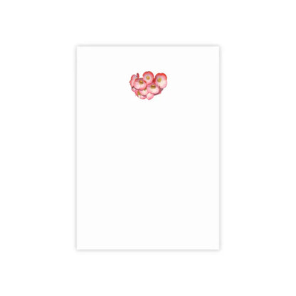 Blossom your Notes with Red Flowers Post-it® Pads - 4’’ x 6’’ / White Paper Products