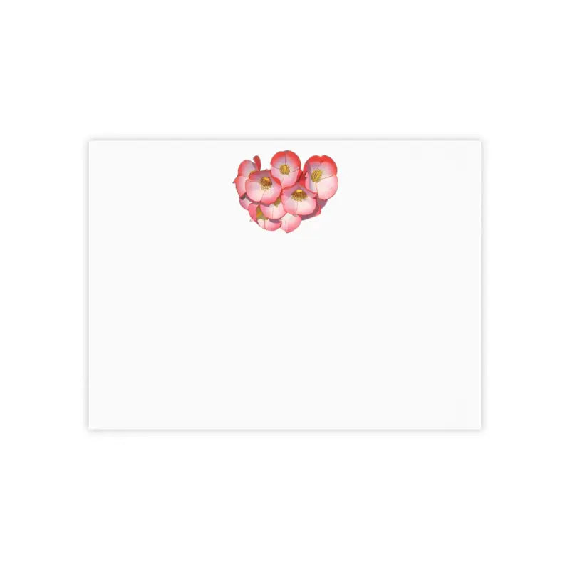 Blossom your Notes with Red Flowers Post-it® Pads - 4’’ x 3’’ / White Paper Products