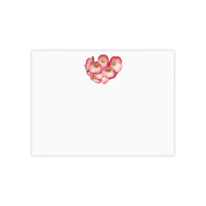 Post It® Note Pads - Vivid Red Flowers Design - Dipaliz - 4’’ x 3’’ / White - Sticky Notes