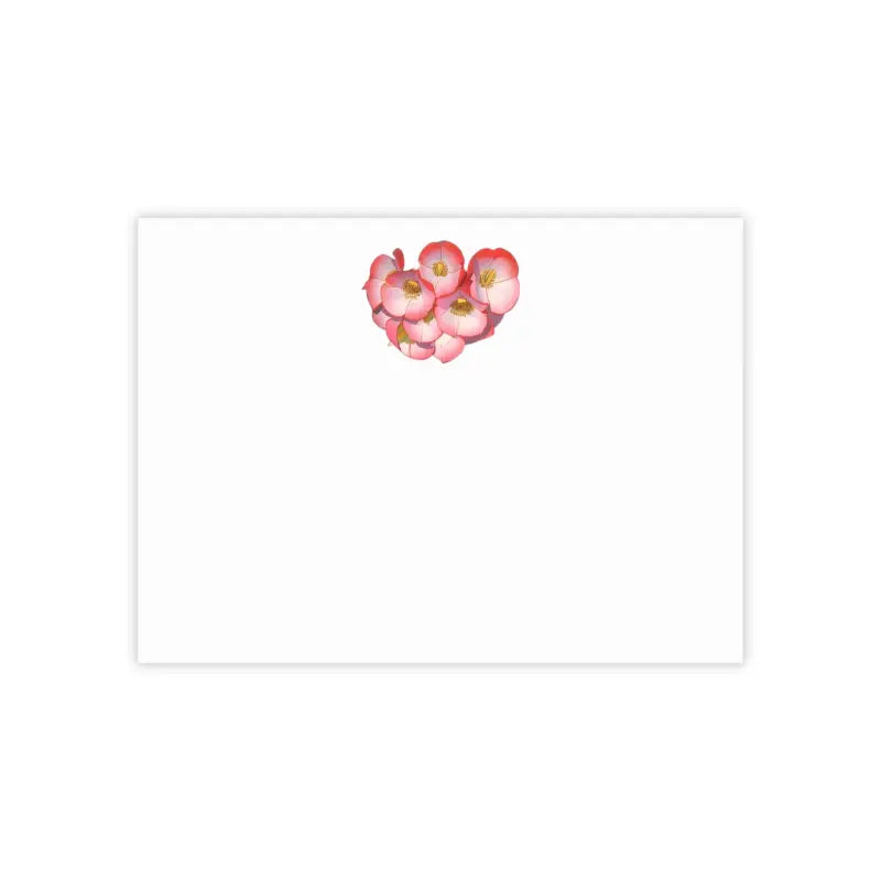 Blossom your Notes with Red Flowers Post-it® Pads - 8’’ x 6’’ / White Paper Products