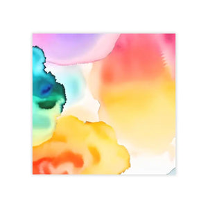 Post It® Note Pads Rainbow Watercolors Vibrant Desk Set - Dipaliz - 3’’ x / White - Sticky Notes