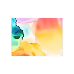 Post It® Note Pads Rainbow Watercolors Vibrant Desk Set - Dipaliz - 4’’ x 3’’ / White - Sticky Notes