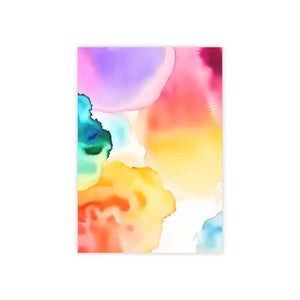 Post It® Note Pads Rainbow Watercolors Vibrant Desk Set - Dipaliz - 4’’ x 6’’ / White - Sticky Notes