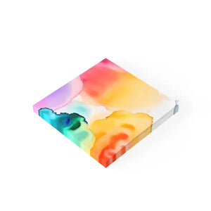 Post It® Note Pads Rainbow Watercolors Vibrant Desk Set - Dipaliz - Sticky Notes