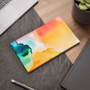 Post It® Note Pads Rainbow Watercolors Vibrant Desk Set - Dipaliz - Sticky Notes