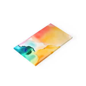 Post It® Note Pads Rainbow Watercolors Vibrant Desk Set - Dipaliz - Sticky Notes