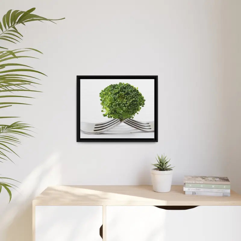 Broccoli Bliss Matte Canvas for Eco-friendly Elegance