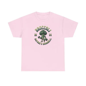 Broccoli T-shirt - Natures Dumbbell Fitness Tee - Dipaliz - Light Pink / s - T-shirts