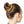 Brown Marble Swirl Scrunchie, Retro 70s Hair Accessory - Accessories