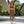 Brown Tiger Stripe Leggings - Active Yoga Wear - Dipaliz - Xs