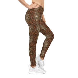 Tiger Stripe Leggings - Wild Spirit Activewear - Dipaliz
