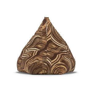 Marble Magnificence Bean Bag Cover - Durable Brownish Comfort - Dipaliz - Slipcovers