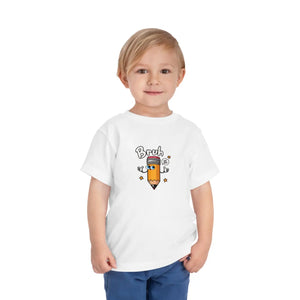Bold Bruh we Back Toddler T-shirt - Cotton Pencil Tee - Dipaliz - T-shirts