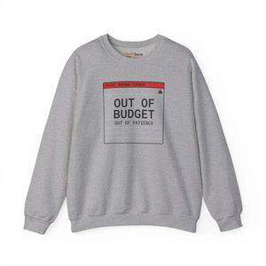 Satirical Budget Crewneck Sweatshirt - Receipt Style - Dipaliz - Sweatshirts - s