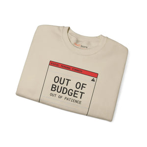 Satirical Budget Crewneck Sweatshirt - Receipt Style - Dipaliz - Sweatshirts - s