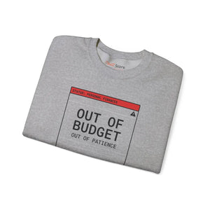 Satirical Budget Crewneck Sweatshirt - Receipt Style - Dipaliz - Sweatshirts - s