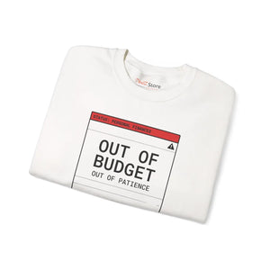 Satirical Budget Crewneck Sweatshirt - Receipt Style - Dipaliz - Sweatshirts - s