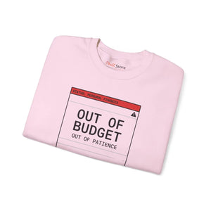 Satirical Budget Crewneck Sweatshirt - Receipt Style - Dipaliz - Sweatshirts - s