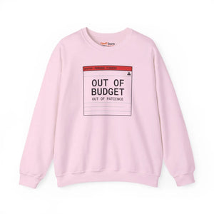 Satirical Budget Crewneck Sweatshirt - Receipt Style - Dipaliz - Sweatshirts - s