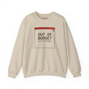 Satirical Budget Crewneck Sweatshirt - Receipt Style - Dipaliz - Sweatshirts - s