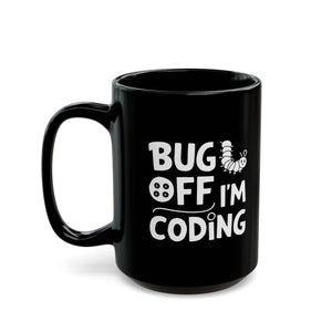 Sleek Coding Black Mug - Ceramic Developer Cup - Dipaliz - Mugs