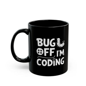 Sleek Coding Black Mug - Ceramic Developer Cup - Dipaliz - Mugs