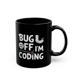 Sleek Coding Black Mug - Ceramic Developer Cup - Dipaliz - Mugs