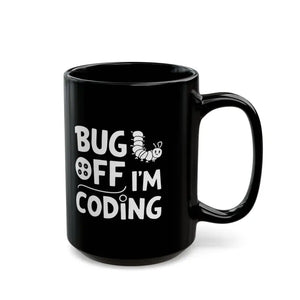 Coding Black Mug - Ceramic Developer Coffee Cup - Dipaliz - Mugs