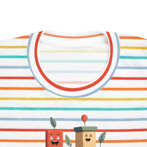 Vibrant Building Blocks Tee - Ring-spun Cotton - Dipaliz - T-shirts