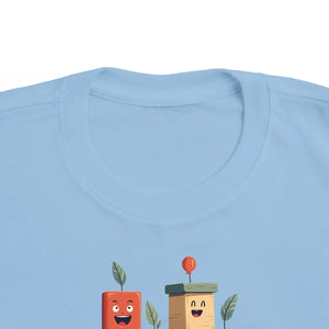 Vibrant Building Blocks Tee - Ring-spun Cotton - Dipaliz - T-shirts