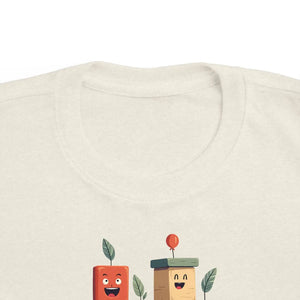 Vibrant Building Blocks Tee - Ring-spun Cotton - Dipaliz - T-shirts