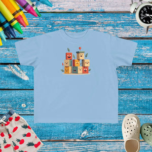Vibrant Building Blocks Tee - Ring-spun Cotton - Dipaliz - T-shirts