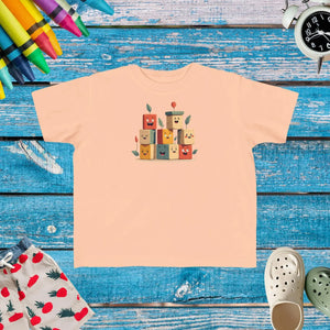 Vibrant Building Blocks Tee - Ring-spun Cotton - Dipaliz - T-shirts