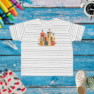 Vibrant Building Blocks Tee - Ring-spun Cotton - Dipaliz - T-shirts