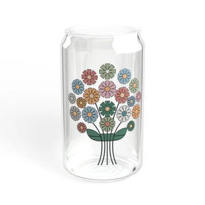 Sipper Glass with Bamboo Lid and Tritan Straw 16oz - Dipaliz - Without Lid or Straw / Tumblers