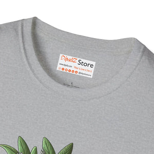 Sage Herb Softstyle Tee - Eco-friendly Cotton - Dipaliz - T-shirts - s