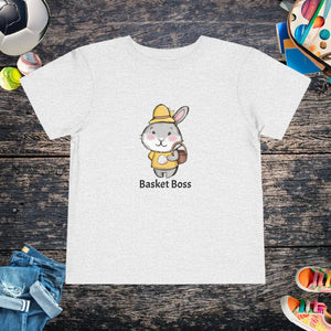 Soft Cotton Toddler Bunny Tee - Basket Boss Easter - Dipaliz - Baby & Clothing